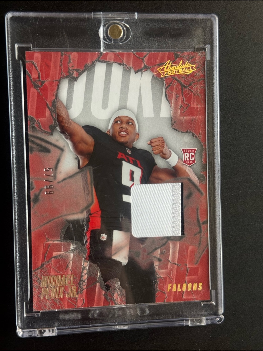 2024 Panini Absolute - Rookie Force Michael Penix Jr. #RF-MPJ (MEM, RC) /99